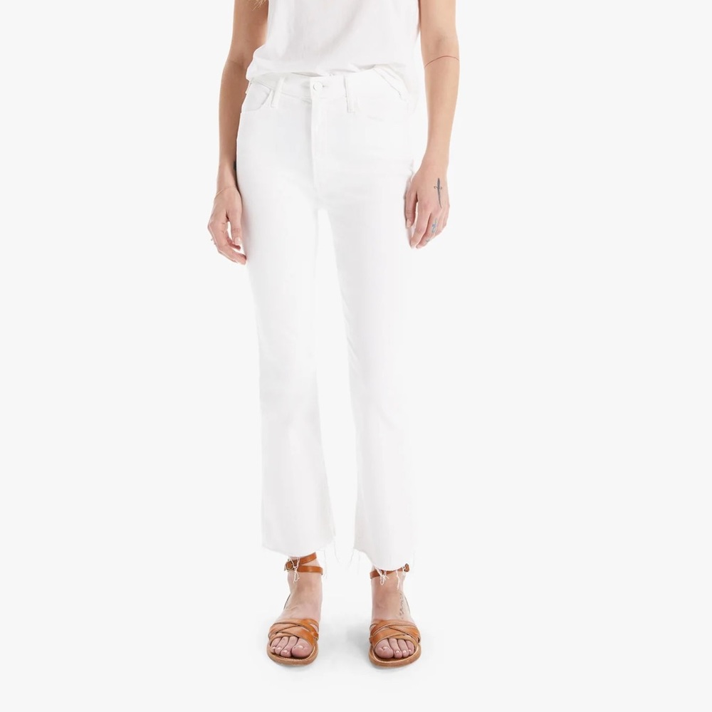 Mother Denim Hustler Ankle Fray Fairest of Them All